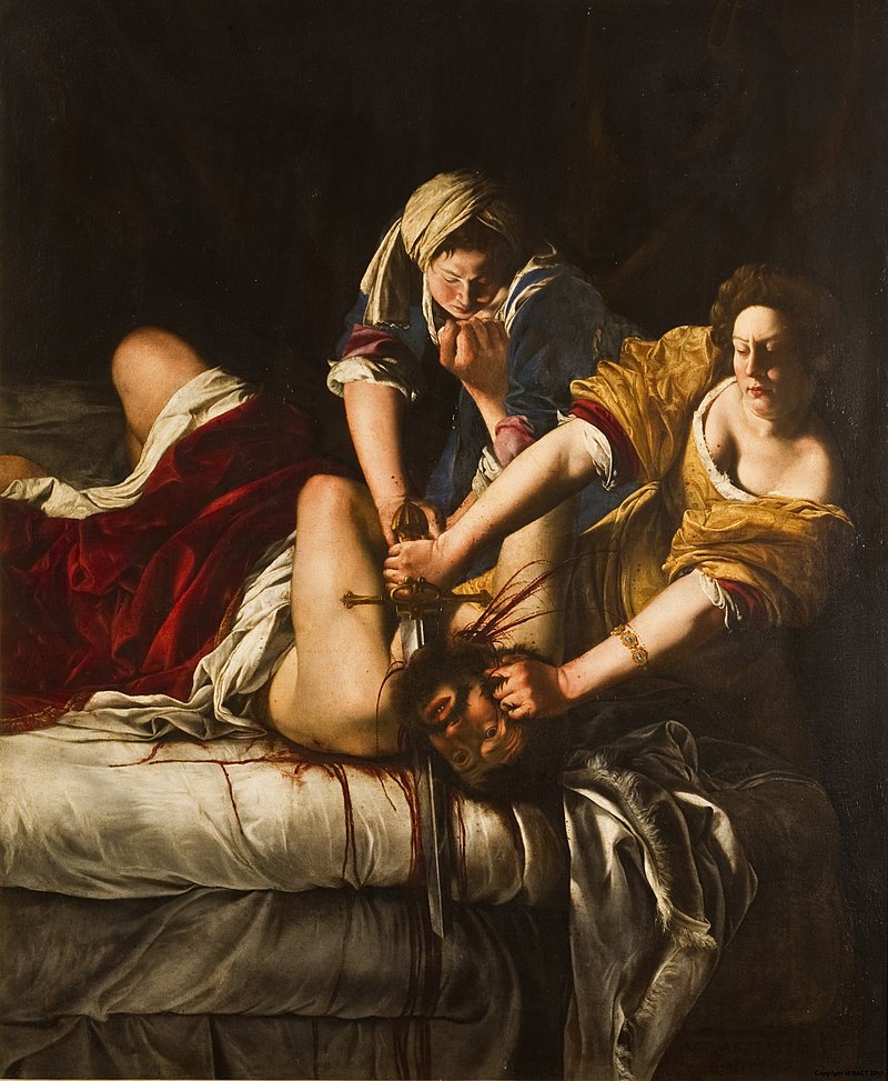 Judith Beheading Holofernes, painting by Artemisia Gentilesch